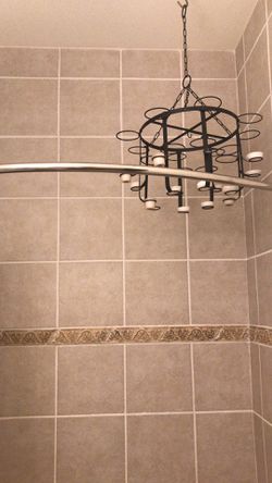 Bathroom chandelier