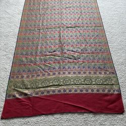 Long Patterned Fabric Table Runner or Textile