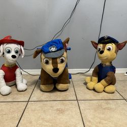 Paw Patrol Plushies And Electric Car 80 For ALL