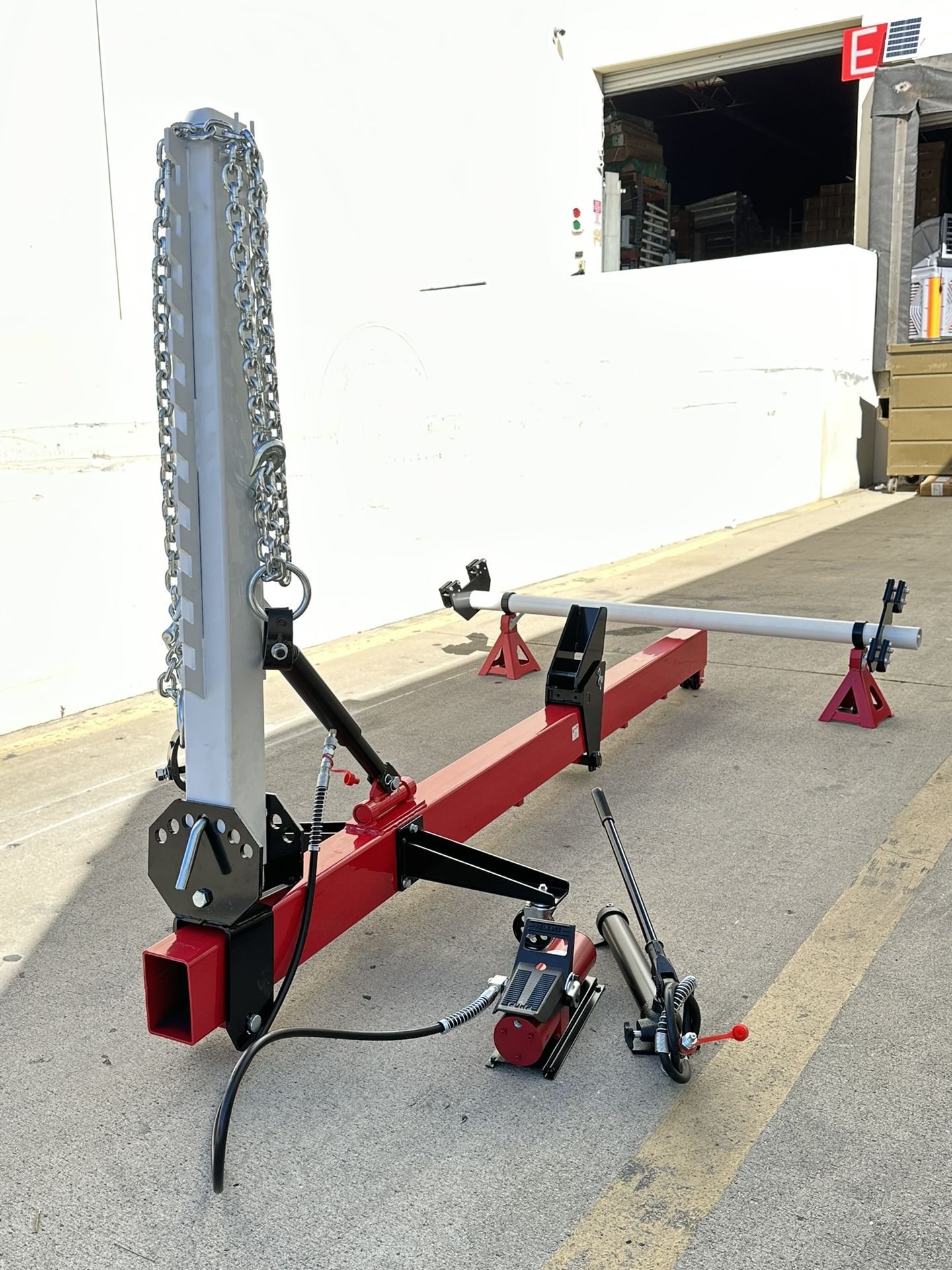 Repair Auto Body Frame Machine With 10 Ton Air Hydraulic Pump