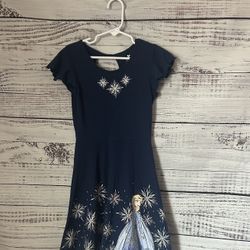 Girls Disney Frozen Elsa blue dress from jumping beans size 6x