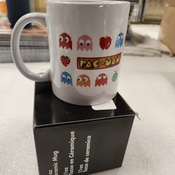 Retro Video Arcade Game Character Pacman Pac Man 11 Oz Coffee Mug New In Box 
