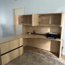 3 Piece Desk/Filing Credenza