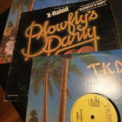 Blowfly Vinyl Lot (3) Raunchy X-Rated Funk Records