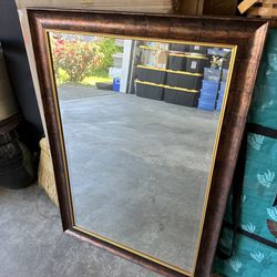 Vintage Antique Decor Hanging Wall Mirror