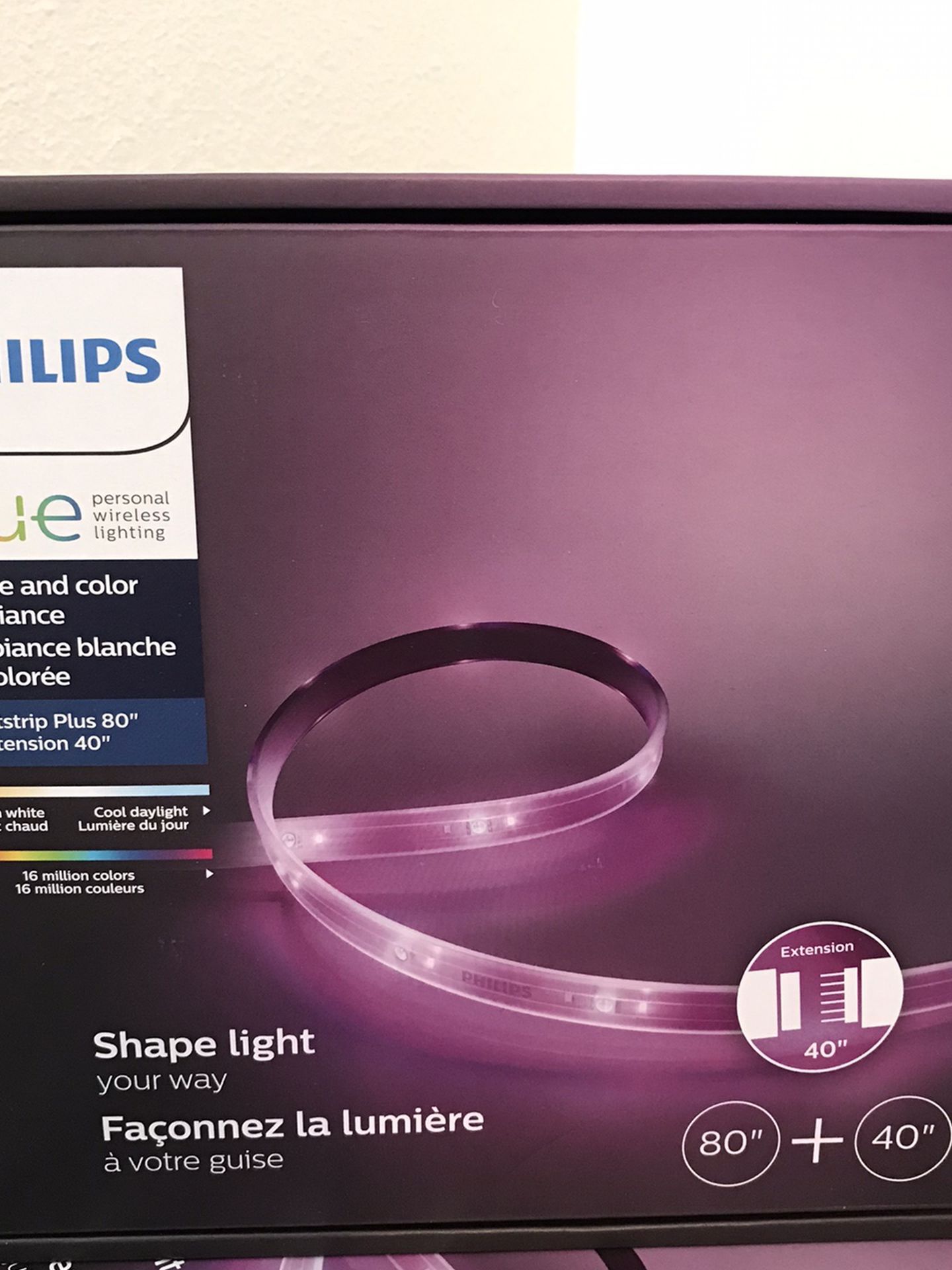 Philips Hue Lightstrip Plus 80”only