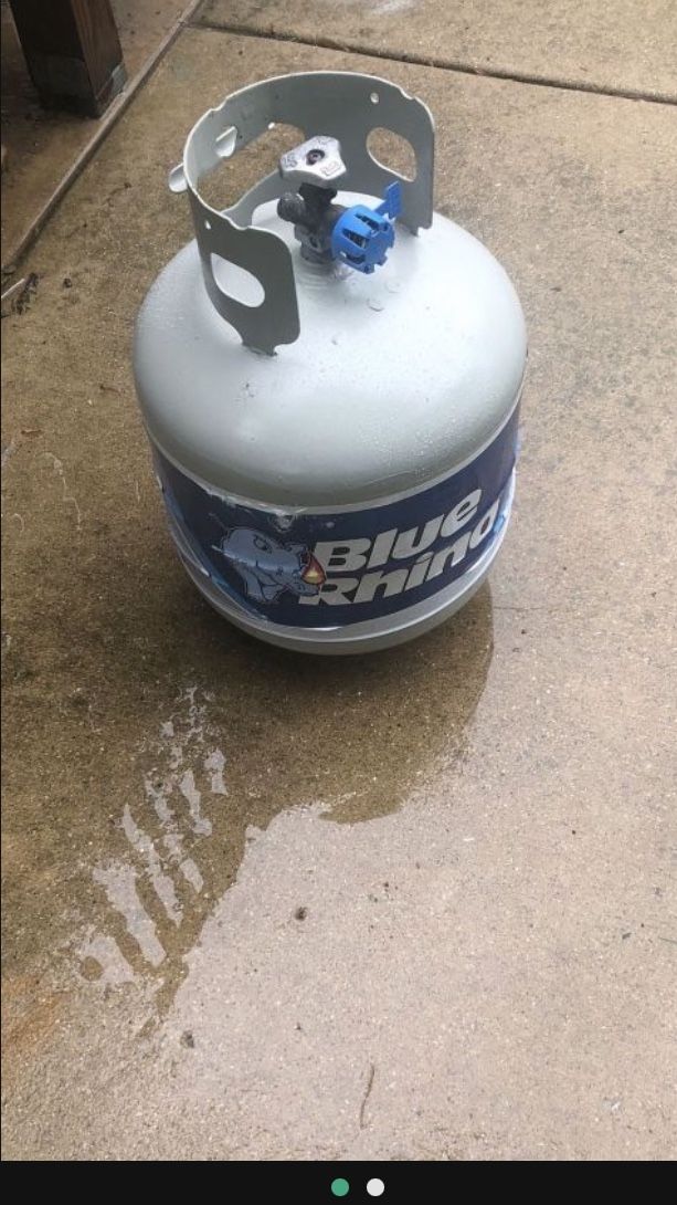 Full unused propane tank new