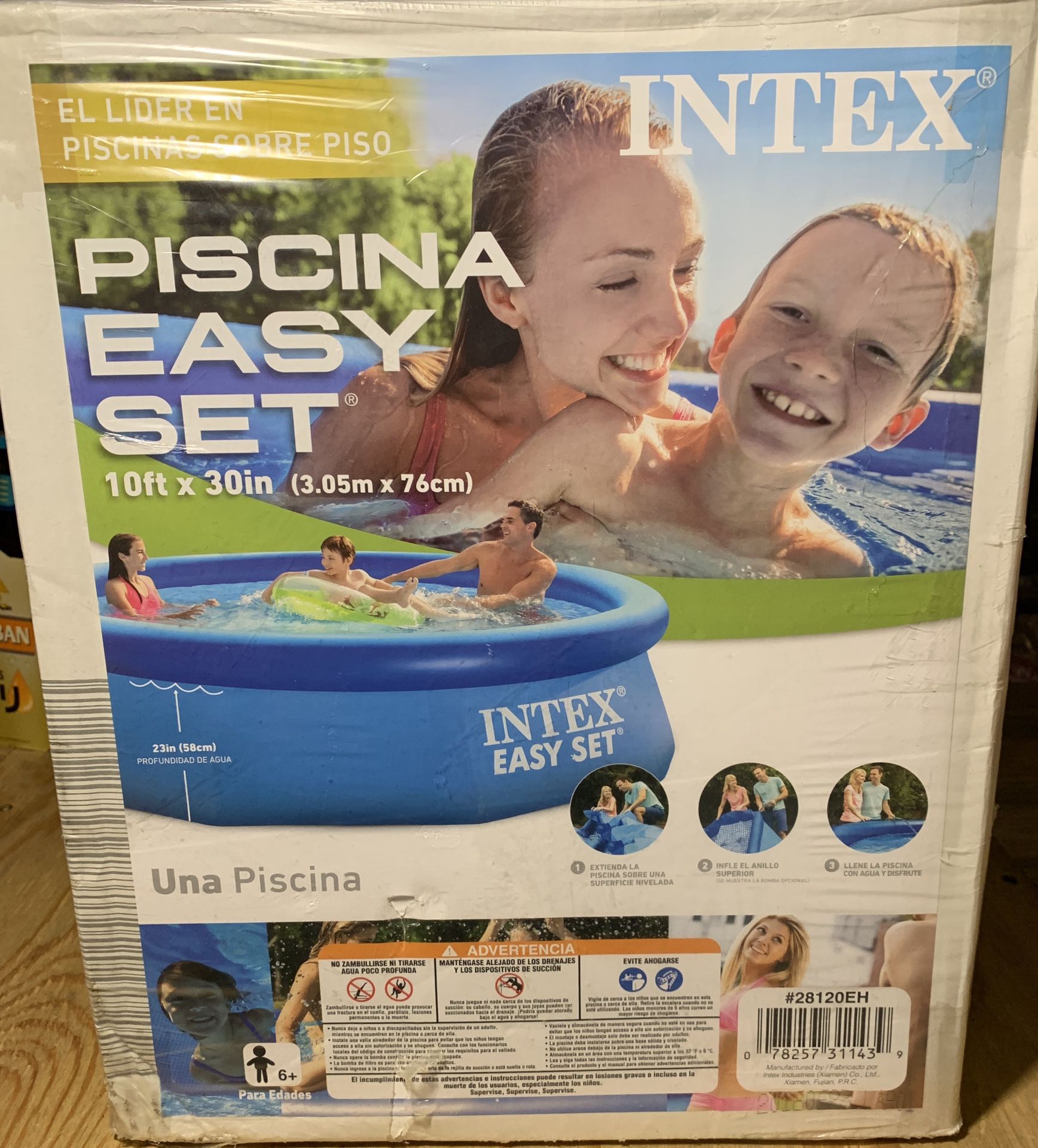 Pool inflatable intex 10x30 (no filter pump included)