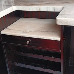 Bar Marble Top  4'x4' Tall  Delivery Available 
