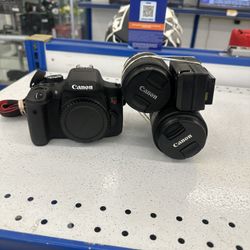 Canon DSLR REBEL W/ Two Lenses