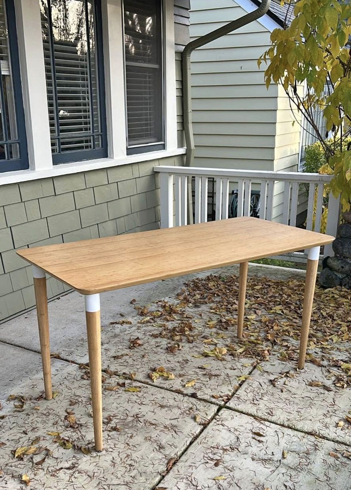 Bamboo IKEA Desk