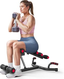 MERACH Deep Squat Machine for Women, Adjustable Glutes Trainer Machine, Core & Leg Exercise, Push Up Board Workout Equipment at Home Gym