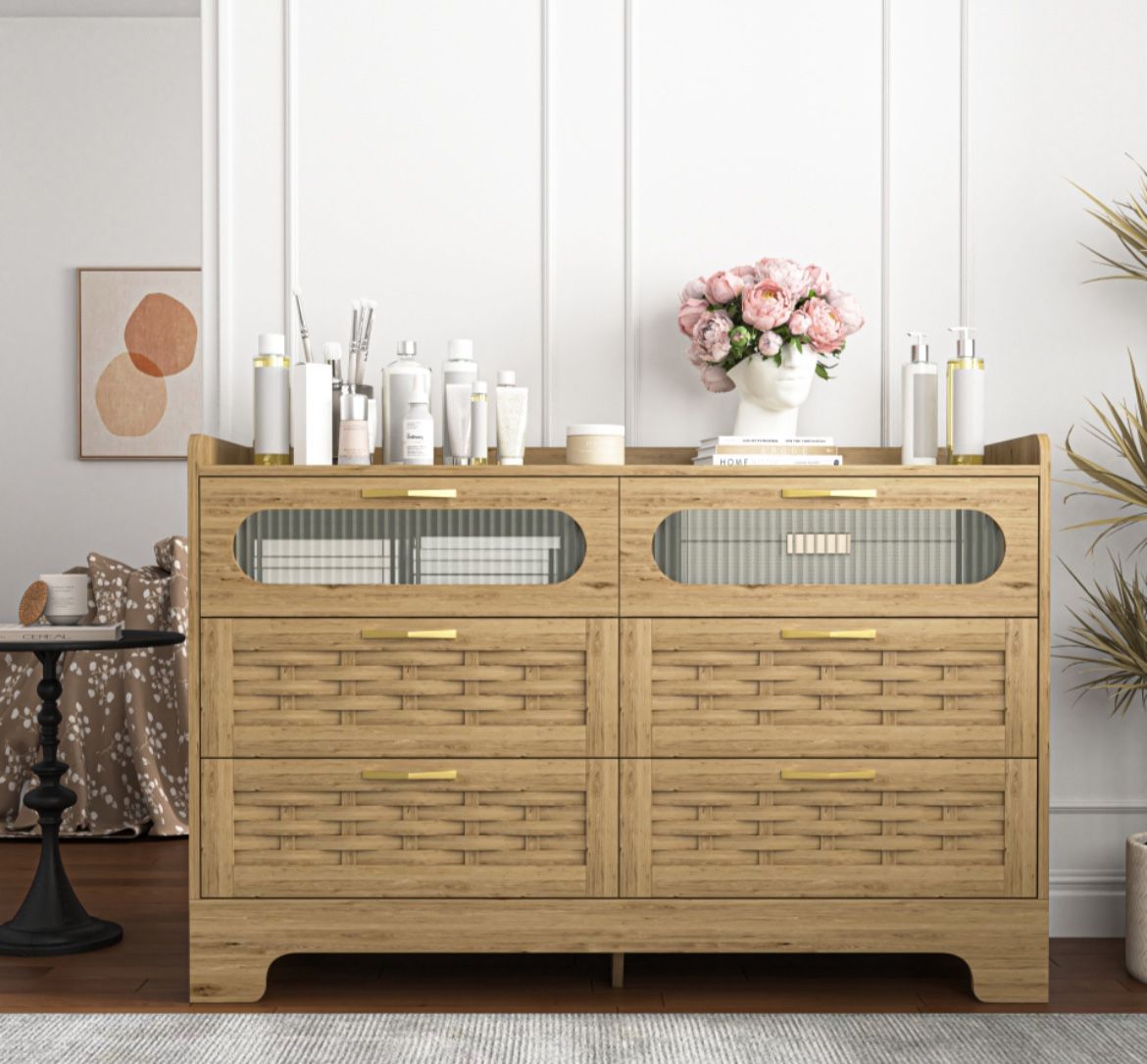 Farmhouse 6 Drawer Dresser