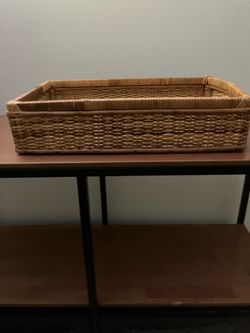 Hand woven basket