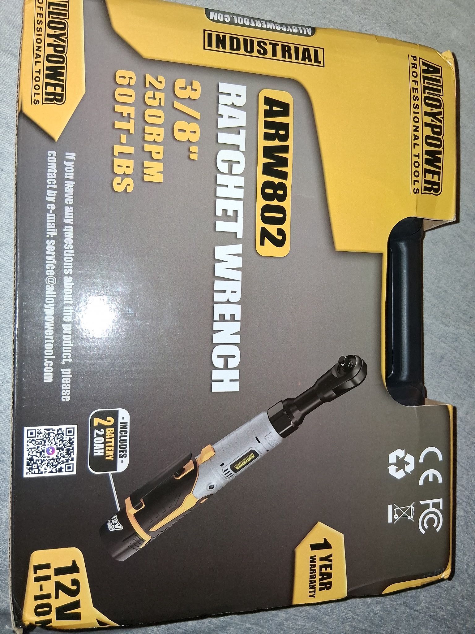 Alloypower ARW802 Ratchet Wrench 3/8”