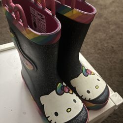 Girls Western Chief Hello Kitty Rain Boots 