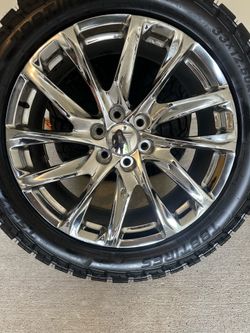22-Inch Chrome Wheel & Tire Package 🛞 Ready to Mount – NEGOTIABLE