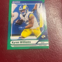 2024 DONRUSS KYREN WILLIAMS PRESS PROOF