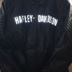 XL Harley-Davidson leather waterproof jacket