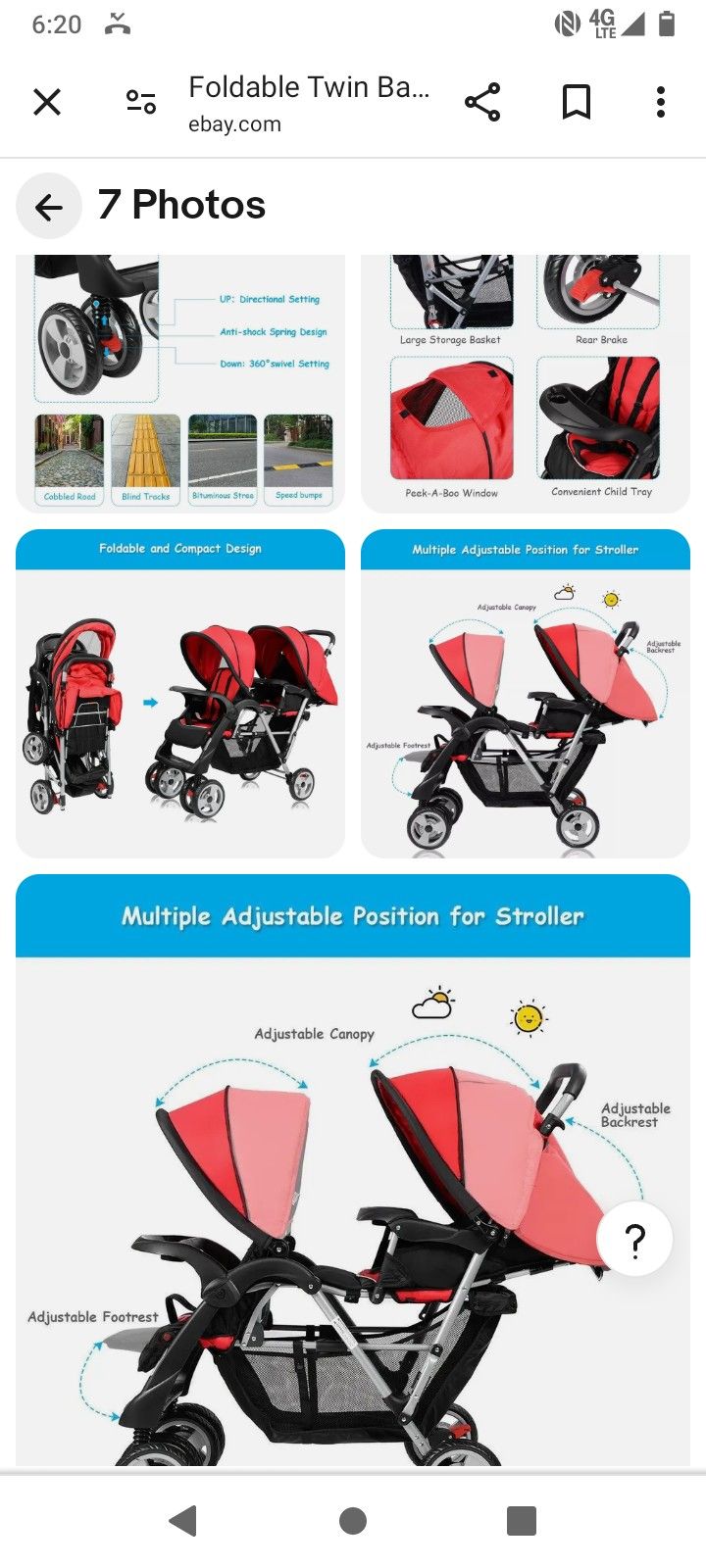 Twin Stroller Safeplus 