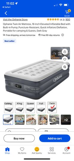 Ophanie Twin Air Mattress (open Never Used)