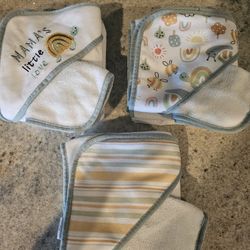 Baby Boy Bath Towels With Matching Wash Cloth