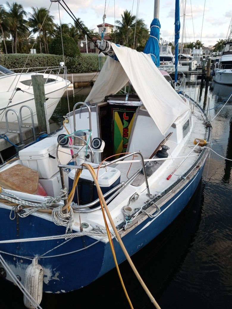 Sail Boat New Port 30' Title And Registration In Hand 