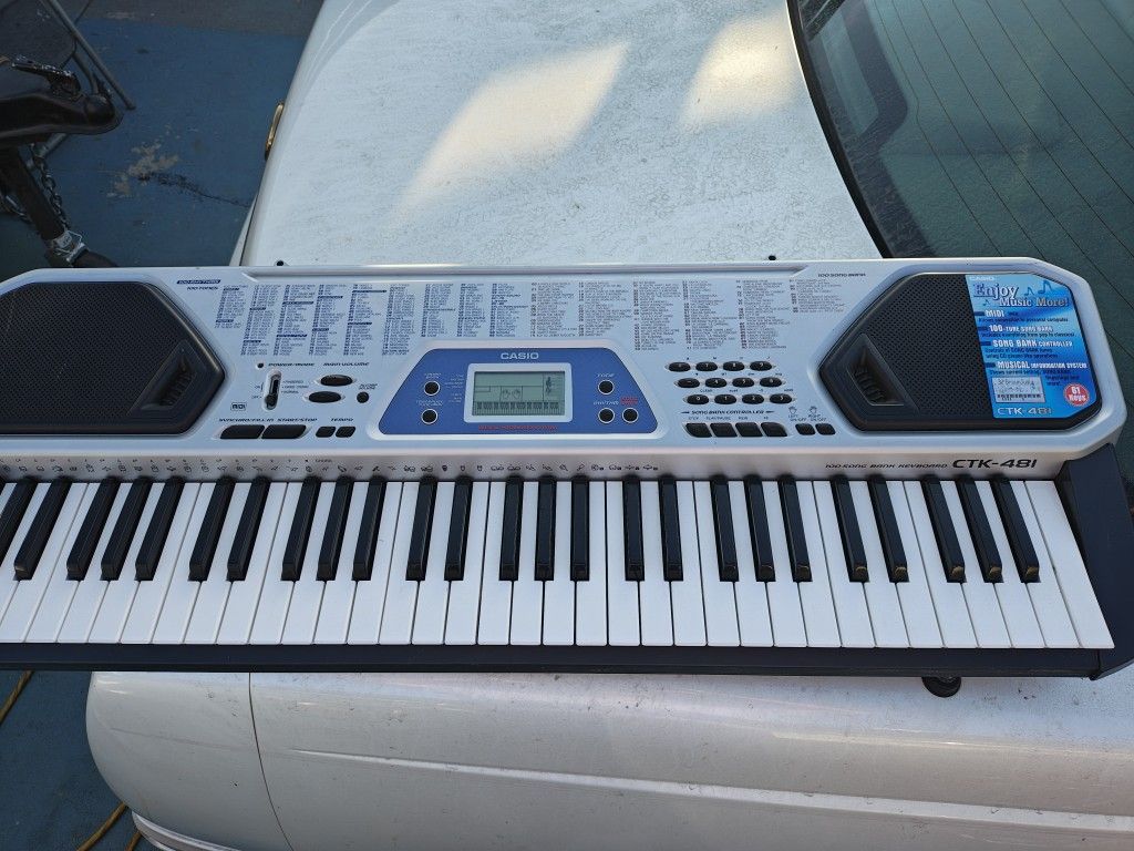Good Condition Casio Keyboard CTK-481