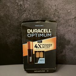 Duracell AAA Batteries 4 Pack $4