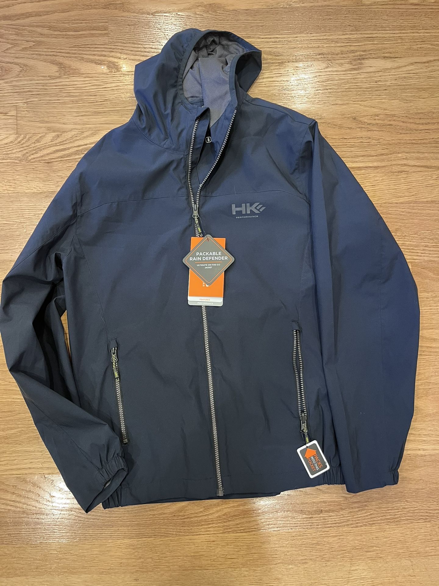 Hawke & Co -NWT - Men’s Packable Rain Jacket - S