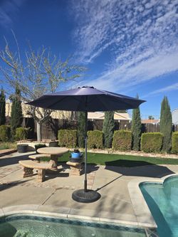 Pool Shade Umbrella With Stand