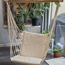 New 100% Cotton Hanging Chair Indoor Or Outdoor Seat