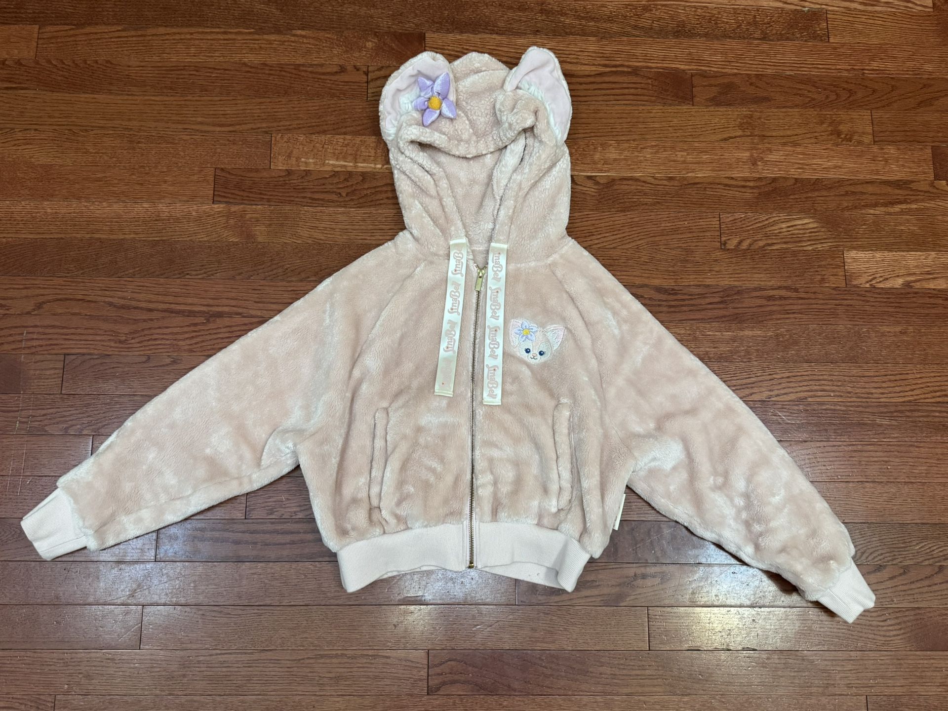 Rare Japanese Lina Bell Duffy and Friends Linabell S Size Tokyo Disney Sea Hoodie