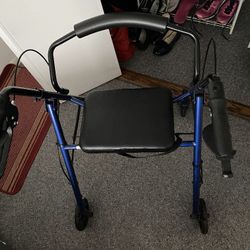 Rolling Walker And Wheelchair. Good Shape
