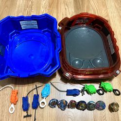 BEYBLADEq BURST 2 STADIUMS 7 BEYBLADES AND LAUNCHERS