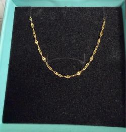 10k Gold Mirror Link Bracelet