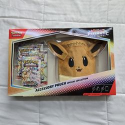 Pokemon TCG: Prismatic Evolutions Eevee Accessory Pouch IN HAND SHIPS TODAY 