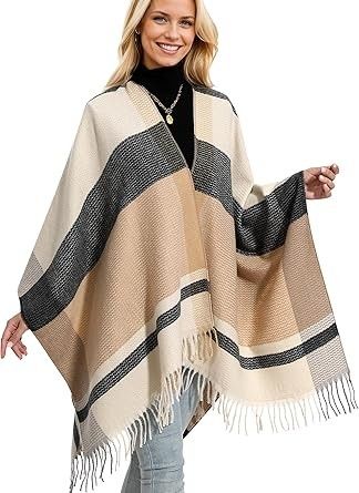 NEW Women's Winter Shawl Wrap with Tassels