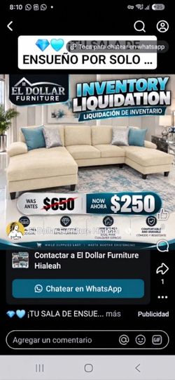 Beige L-Shaped Sectional Sofa with Chaise