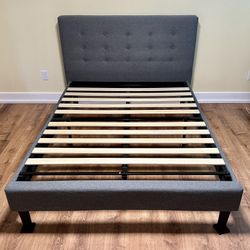 Queen Bed Frame - Gray