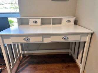 White desk