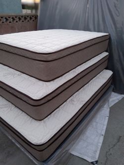 Queen Size Pillow Top Mattress  New  12"