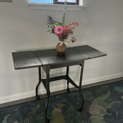 Vintage MCM Typewriter Table Nightstand
