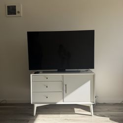 White TV Stand 