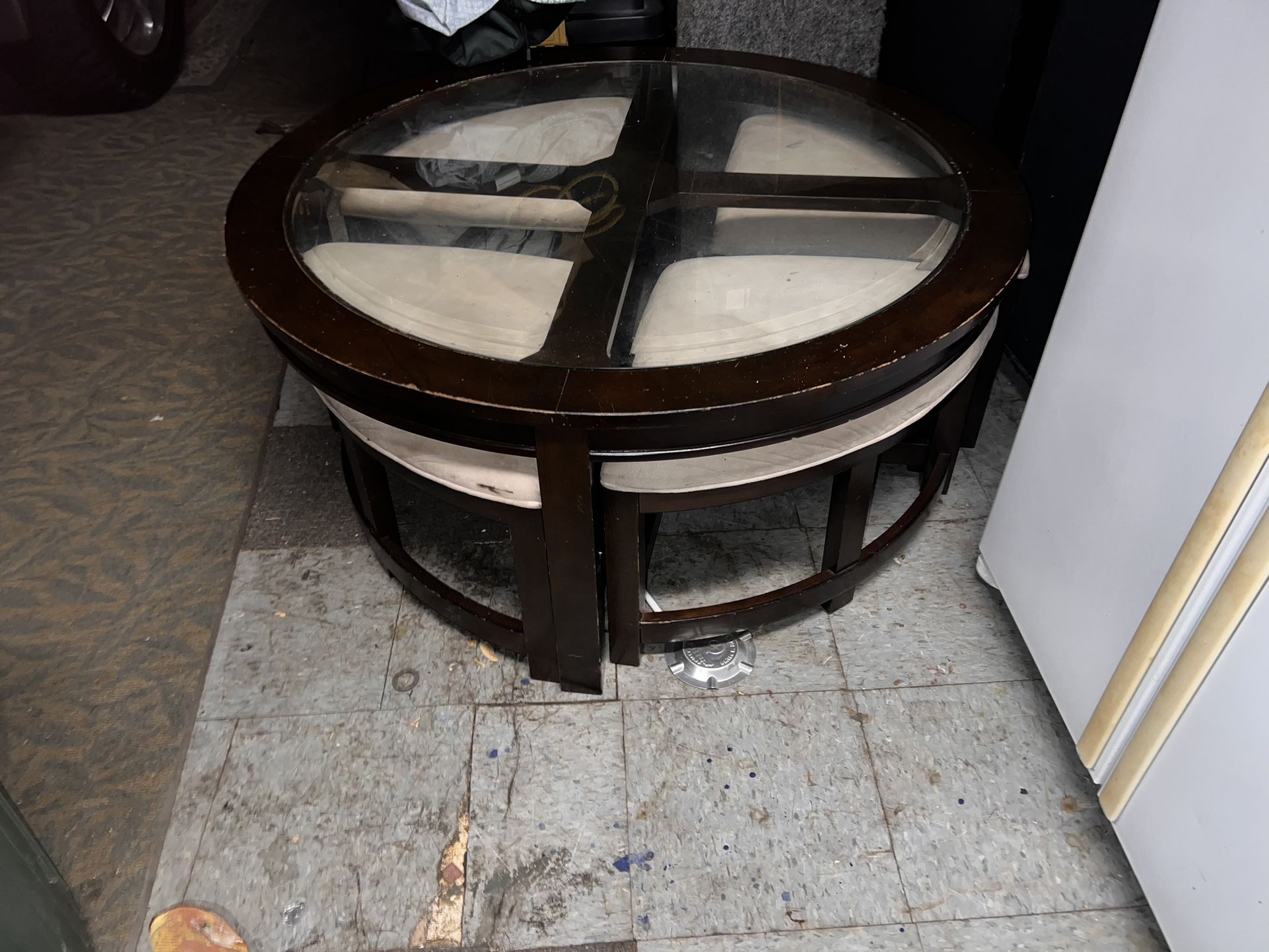 Coffee Table With Hidden Seats