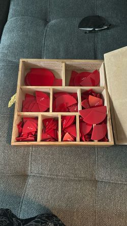 Cut-Out Labeled Fraction Circles Montessori Eductional Materials -