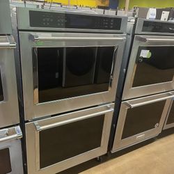 KitchenAid 30 Inch Wide Stainless Steel Double Wall Oven