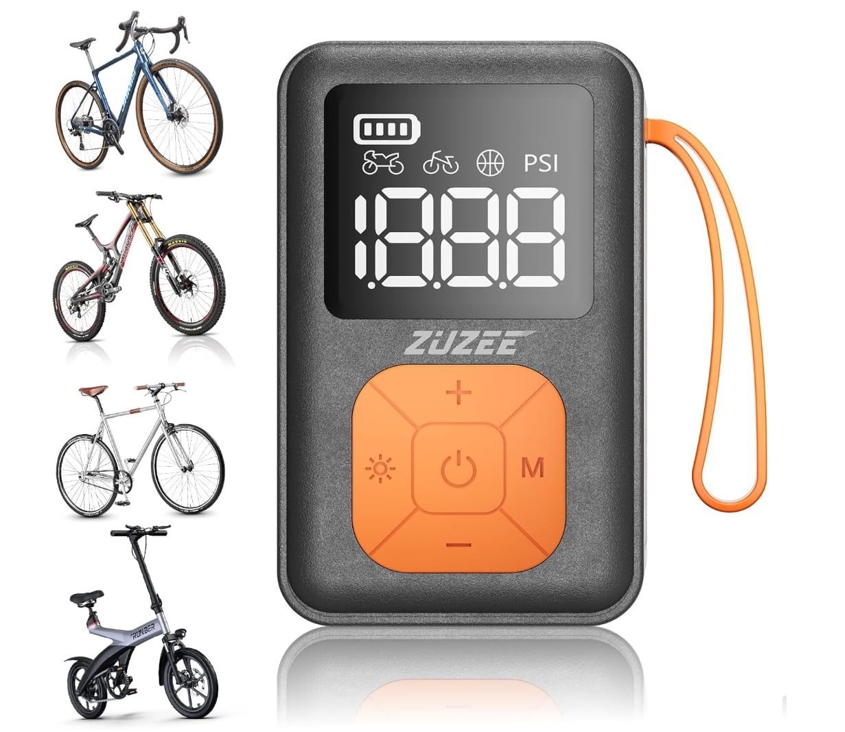 ZUZEE Mini Bike Tire Pump