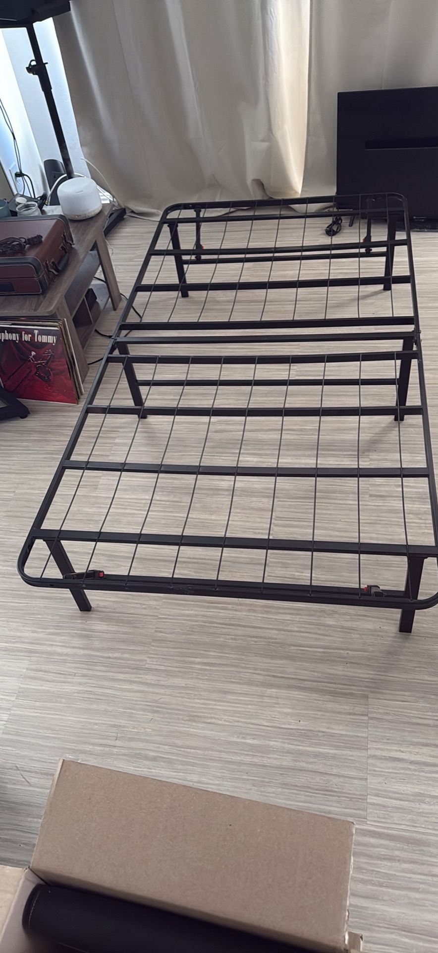 2 Twin Bed Frames – Make Full Bed – 13” Storage Space