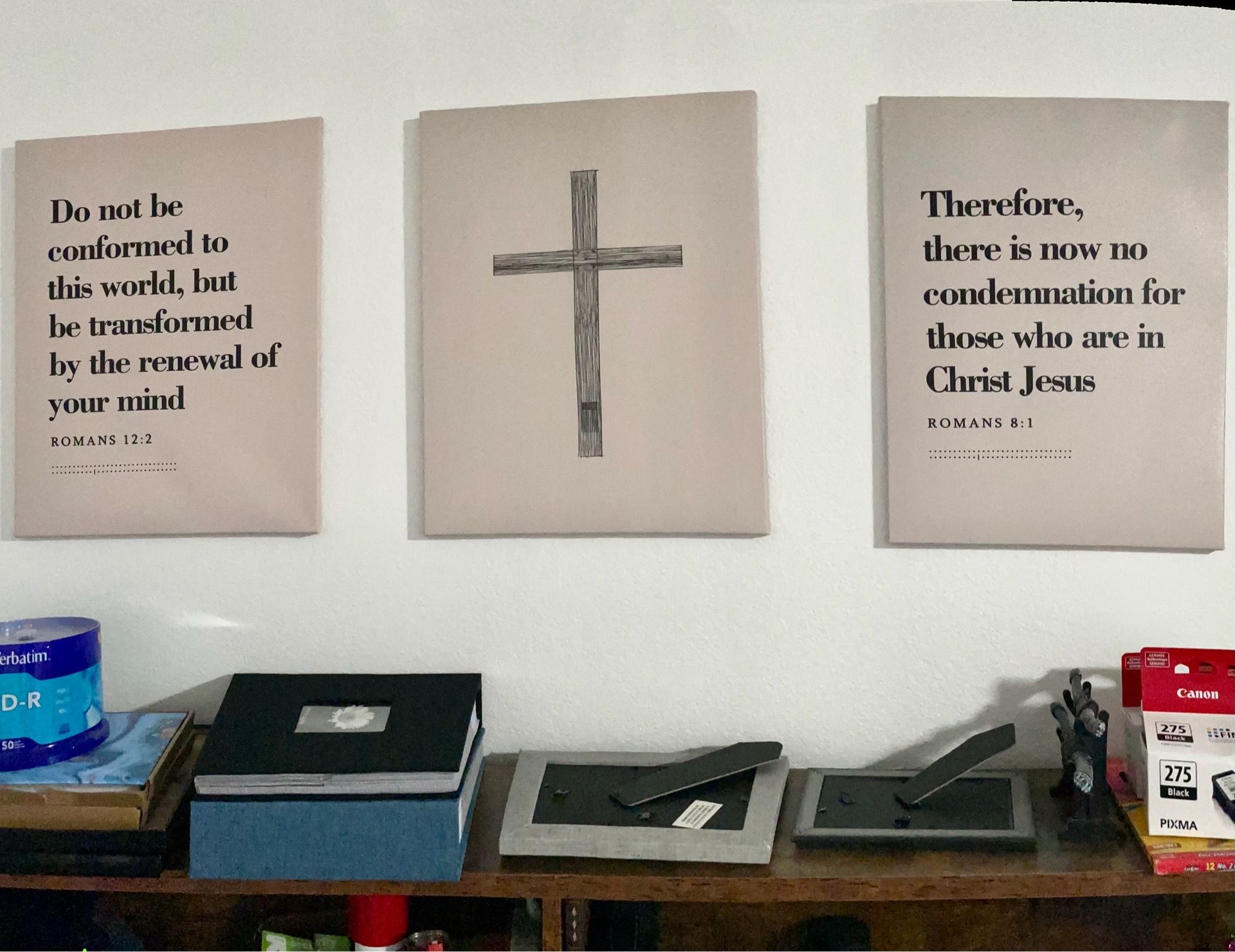 3 Piece Canvas Christian Wall Decor